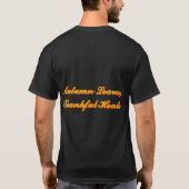 Chique esthetische herfstbladeren t-shirt (Achterkant)