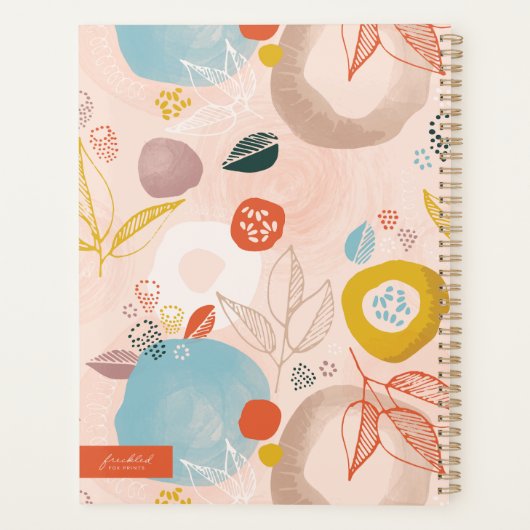 Chique esthetische maaltijd planner Notitieboek (Achterkant)