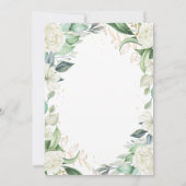 Chique eucalyptus witte rozen islamitische moslim kaart (Achterkant)