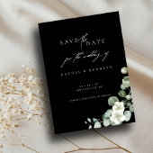 Chique Eucalyptus Zwart & Wit Foto De datum opslaa