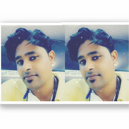 "Chique expressie: onthul uw stijl op de Mode Sticker (Voorkant)