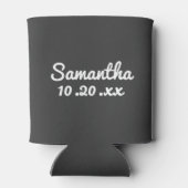 Chique Faux Goud Zwart Team Bruid Bachelorette Par Blikjeskoeler (Achterkant)