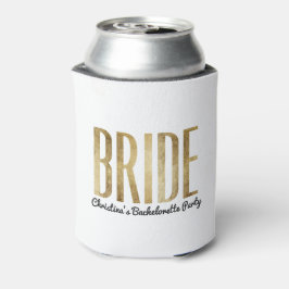 Chique Faux Gouden Bruid Bachelorette Party Blikjeskoeler