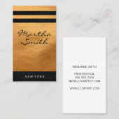 Chique Faux leer | Uitvoerend orgaan II Visitekaartje (Voorkant / Achterkant)