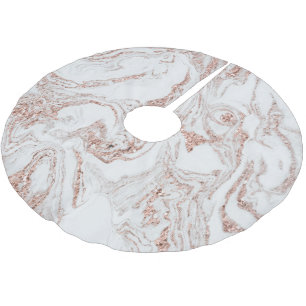 Chique Faux Marmer Roos Goud Kerstboom Rok