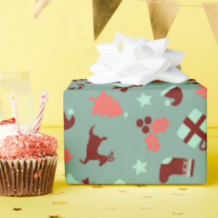 Chique Festive Ambachtelijke Luxe Verjaardagsfeest Cadeaupapier