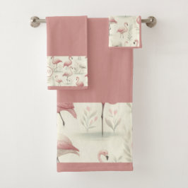 Chique Flamingo Bad Handdoek
