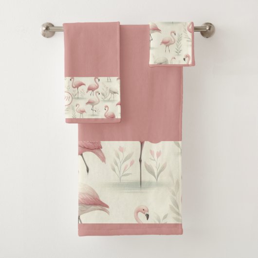 Chique Flamingo Bad Handdoek (Insitu)