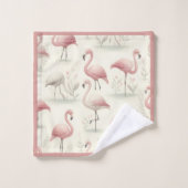 Chique Flamingo Bad Handdoek (Wasdoekje)