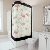 Chique Flamingo Douchegordijn (In situ)