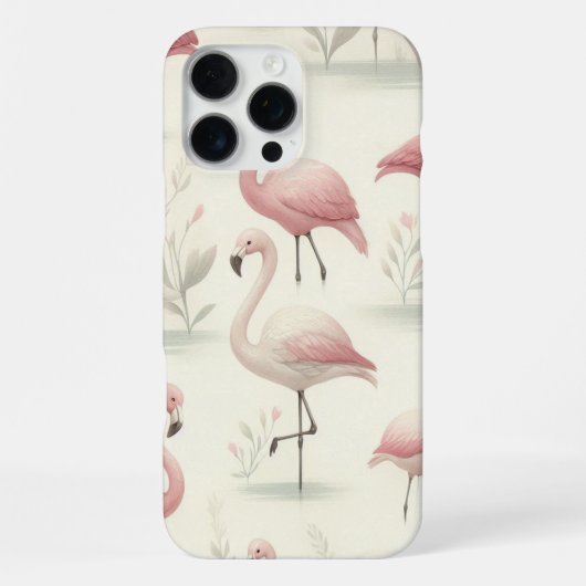 Chique Flamingo iPhone Hoesje (Achterkant)