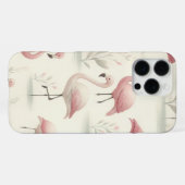 Chique Flamingo iPhone Hoesje (Achterkant horizontaal)