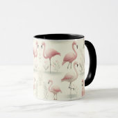 Chique Flamingo Mok (Voorkant rechts)