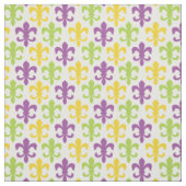 Chique Fleur De Lis Mardi Gras Patroon Stof (Swatch)
