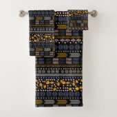 Chique Floral Art Deco |  Bad Handdoek (Insitu)