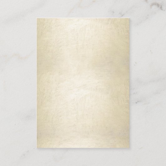 Chique Floral Marsala Roos Waterverf Gouden Recept Informatiekaartje (Achterkant)