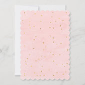 Chique florale champagne fluiten brunch en bubbels kaart (Achterkant)