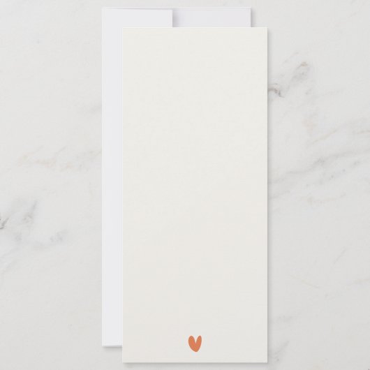 Chique Florence Kathedraal Italië Bruiloft Menu Ka Kaart (Achterkant)