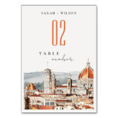 Chique Florence Kathedraal Italië Waterverf Bruilo Kaart (Achterkant)