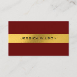 Chique folie goud lijst rood visitekaartje