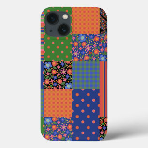 Chique Folk Art Stijl Faux Patchwork iPad Mini Cas Case-Mate iPhone Case