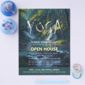 Chique Forest YOGA Verborgen Tekst Meditatie Instr Flyer (Enkel)