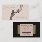 Chique Forever Sieraden Permanente Armband Visitekaartje (Voorkant / Achterkant)