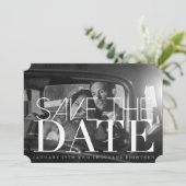 Chique & Formeel De datum opslaan | 5x7 uitnodigen Save The Date (Staand voorkant)