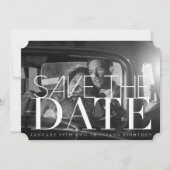 Chique & Formeel De datum opslaan | 5x7 uitnodigen Save The Date (Voorkant)