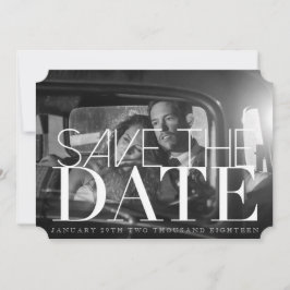 Chique & Formeel De datum opslaan | 5x7 uitnodigen Save The Date