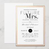 Chique & Formeel Vrijgezellenfeest | Gouden folie  Kaart (Voorkant / Achterkant)