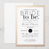 Chique & Formeel Vrijgezellenfeest | Gouden folie  Kaart (Voorkant / Achterkant)