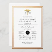 Chique & Formele Verpleegkunde Afstuderen | Gouden Kaart (Voorkant / Achterkant)