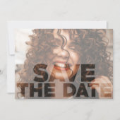 Chique foto Afstuderen Save The Date (Voorkant)