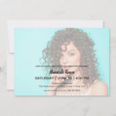 Chique foto Afstuderen Save The Date (Achterkant)