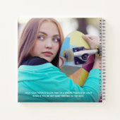 Chique foto Graduation Party Gastenboek Notitieboek (Achterkant)