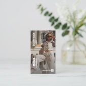 Chique foto Mode Social Media Visitekaartje (Staand voorkant)