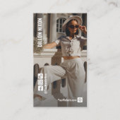 Chique foto Mode Social Media Visitekaartje (Voorkant)