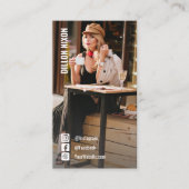 Chique foto Mode Social Media Visitekaartje (Voorkant)