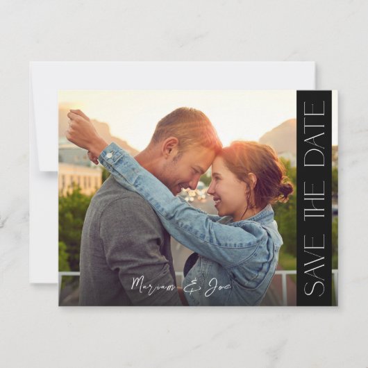 Chique Fotostrip Sla de datum op Kaart (Voorkant)