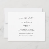 Chique Fotostrip Sla de datum op Kaart (Achterkant)