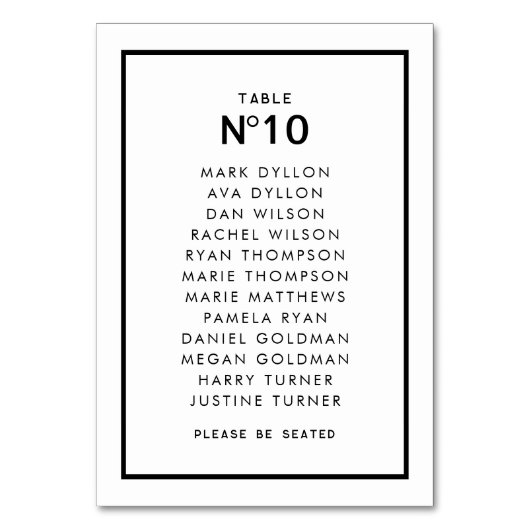 Chique Frans monochroom minimale bruiloft Kaart (Voorkant)