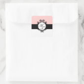 Chique Frans Zwart Monogrammen MT Damast Labels (Tas)