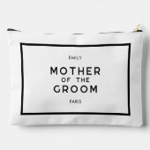 Chique Frans Zwart & Wit Moeder van de bruidegom Etui (Achterkant)