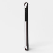 Chique Franse buldog en klassieke strepen Case-Mate iPhone Case (Achterkant/links)