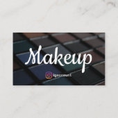 Chique freelance make-up artiest Sjablonen Visitekaartje (Achterkant)