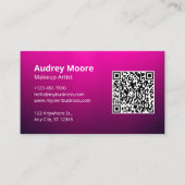 Chique freelance make-up artiest visitekaartje (Voorkant)
