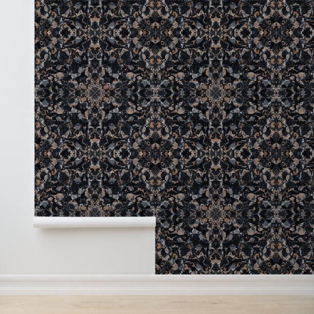 chique fusie behang (Applicatie)