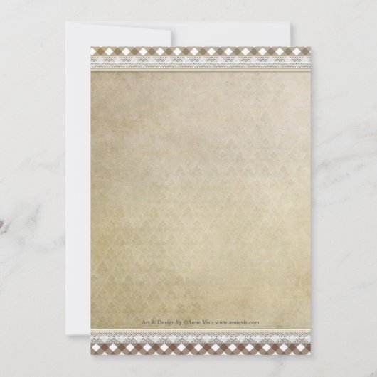 Chique Gatsby BBQ Pensioen Party Uitnodiging (Achterkant)