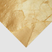 Chique Geel Goud Glam Bruiloft Tissuepapier (Detail)